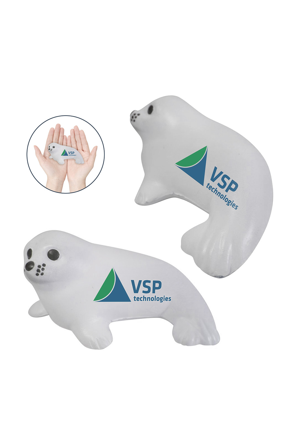 White Seal Stress Ball - Image 2