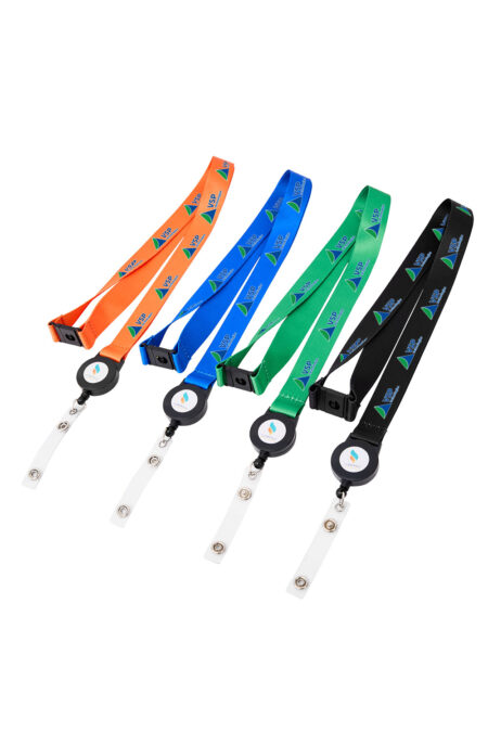 3/4’’ Lanyard Badge Reel Combo